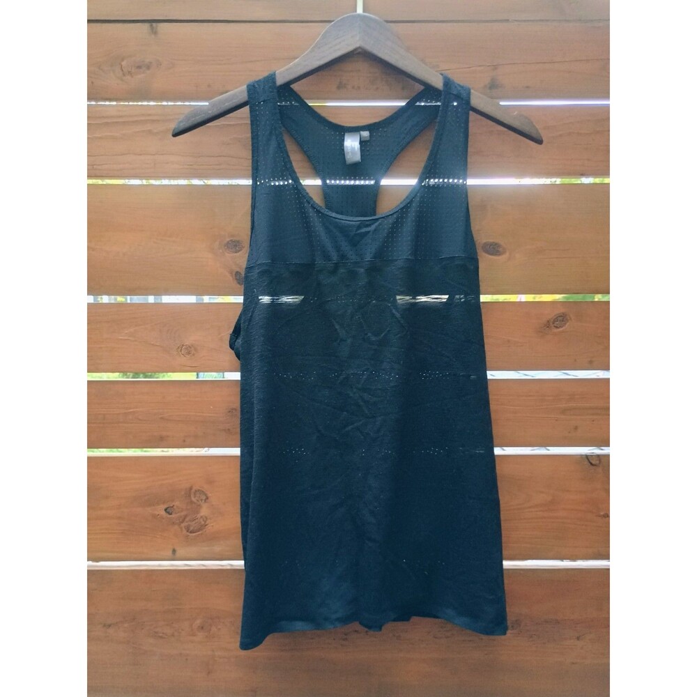Sweaty Betty Women's Athletic Perforated Tank Size XL Black Racerback